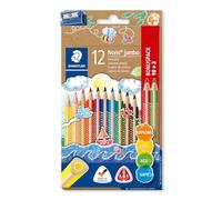 STAEDTLER Noris Club 128 NC12P1. Lápices de colores. Caja con 12 unidades y sacapuntas