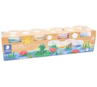 STAEDTLER Noris Club 8134 01. Plastilina de Colores. Pack con 4 Botes de plastilina con Colores básicos.
