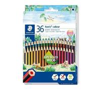 Staedtler Lápices ecológicos Noris 185 – Caja 36 lápices de colores variados – Multicolor