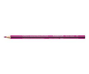 Staedtler Noris colour 187 187-61 - Lápices de colores (superficie suave, alta resistencia a la rotura, madera reciclada, producto único, color rojo lila, caja plegable, 12 lápices de colores)