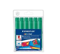 Staedtler Noris Jumbo 340 pack 6 rotuladores jumbo punta de fibra 3 mm verde
