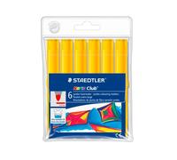 Staedtler Noris Jumbo 340 pack de 6 rotuladores jumbo de punta de fibra 3 mm amarillo