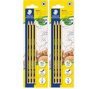 STAEDTLER Noris Pencil 120-1BK3DA B 3-Piece Blister Pack (Paquete de 2)