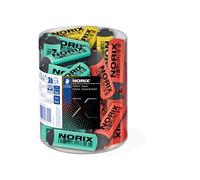 STAEDTLER NORIX Goma de Borrar Pack de 30 - Goma ergonómica de TPE con SMART DESIGN - Goma sin PVC con baja formación de residuos - Diseño negro elegante en 3 colores