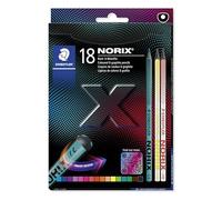 Staedtler Lápices de colores NORIX Pack 16+2 – Colores brillantes, agarre soft antideslizante