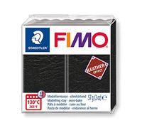Staedtler- Pasta de modelar de endurecimiento al horno, Color negro (8010-909)