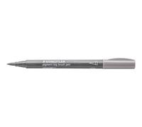 STAEDTLER pigment big brush pen 373 Gris cálido claro, set de 10 | Rotulador de tinta con punta grande, Multi Ink, resistente a la luz, permanente e impermeable - 373-840