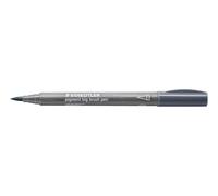 STAEDTLER pigment big brush pen 373 Gris frío oscuro, set de 10 | Rotulador de tinta con punta grande, Multi Ink, resistente a la luz, permanente e impermeable - 373-871