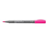 STAEDTLER pigment big brush pen 373 Magenta, set de 10 | Rotulador de tinta con punta grande, Multi Ink, resistente a la luz, permanente e impermeable - 373-20