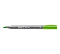 STAEDTLER pigment big brush pen 373 Verde amarillo, set de 10 | Rotulador de tinta con punta grande, Multi Ink, resistente a la luz, permanente e impermeable - 373-51