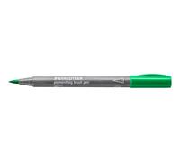 STAEDTLER pigment big brush pen 373 Verde, set de 10 | Rotulador de tinta con punta grande, Multi Ink, resistente a la luz, permanente e impermeable - 373-5