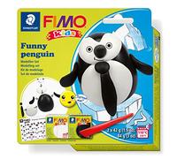 STAEDTLER- pingüino Arcilla para modelar, Multicolor, Penguin (8035 18)