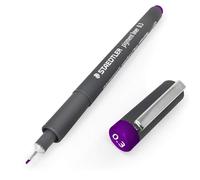 STAEDTLER Revestimiento de pigmento de 0,3 mm (violeta) paquete de 6