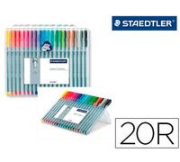 Staedtler triplus fineliner 334 rotulador de punta fina Multi 20 pieza(s)