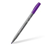 STAEDTLER Rotuladores de caligrafía Pigment, color violeta, punta de caligrafía de 2,00 mm, tinta pigmentada, resistente al agua, 10 rotuladores en estuche de cartón, 375-6