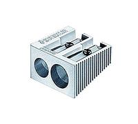 STAEDTLER Sacapuntas de Metal con Doble Agujero, Metalizado, 1 Count (Pack of 1)