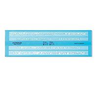 Staedtler Schriftschablonen Plantilla de guión de Marte, Azul