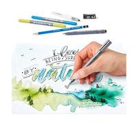 STAEDTLER 61 3001-2 Design Journey Hand Lettering and Watercolour Set - Mixed Se
