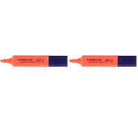 STAEDTLER STA-3642 - Subrayador, Rojo fluorescente (Paquete de 2)