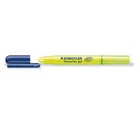 STAEDTLER Textsurfer 264-1 - Rotulador fluorescente de gel (compatible con tinta de impresora, punta de 3 mm, 10 unidades), color amarillo