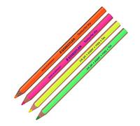 Staedtler Textsurfer Dry Highlighter Pencil 128 64 Drawing for Writing Sketching Inkjet,paper,copy,fax(pack of 4) (Color Mix-4 Pencils) by Staedtler