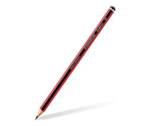 Staedtler tradición 110 - Lápices de grafito, color negro/rojo, 1 unidad