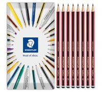 STAEDTLER Tradition Pencil - Lápices de dibujo, bocetos y arte técnico profesional en embalaje de regalo de sobre, paquete de 8, grado 2B