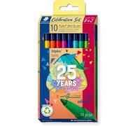 Staedtler Rotuladores Triplus 323 C10 TA Colour Limited Edition – punta fibra 1 mm, colores (8+2)