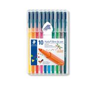 Staedtler Triplus Color 323 SB10. Rotuladores de colores de punta fina multicolo