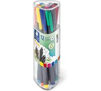 Staedtler Triplus Fineliner 334 PR12 - Set De 12 Colores, Punta De 0.3mm