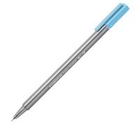 STAEDTLER Triplus FineLiner 334 - Punta de fieltro superfina de 0,3 mm, color azul y gris
