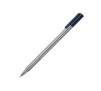 Lote de 10 Staedtler - Bolígrafo fieltro Triplus Fineliner - Punta fina - negro