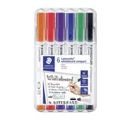 STAEDTLER Marcador para pizarra blanca 341WP6 Punta 1-2 mm Estuche 6 marcadores