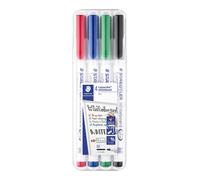 Staedtler WB Marker Lumocolor round 1mm assorted (4)