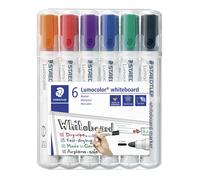 Rotuladores Marcadores para Pizarra Blanca Staedtler Lumocolor Set 6 Colores Surtidos