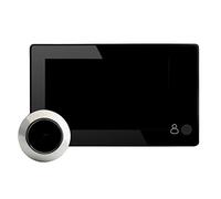 Staeekkzy 4,3 Pulgadas HD Mirilla de Puerta 145 Grados Gran Angular Digital Timbre Inteligente TFT Color Puerta Ojo CáMara de Seguridad para el Hogar Monitor