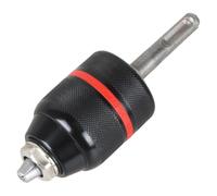 Staeekkzy Adaptador de Mandril SDS de 3 Mordazas para Martillos SDS-Plus de la Serie, Mandril Sin Llave de 3 Mordazas de 1/2 Pulgada con Vástago SDS-Plus