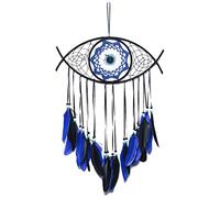Staeekkzy AtrapasueñOs de Mal de Ojo para Dormitorio AtrapasueñOs de Macramé Tejido una Mano Colgante de Pared DecoracióN del Hogar Regalo de BendicióN de Buena Suerte, 3
