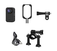 Staeekkzy Cámara Impermeable para Motocicletas y Bicicletas, Cámara de Seguridad Corporal Portátil, Grabadora PIR Deportiva DV