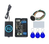 Staeekkzy Controlador de Acceso por Huella Dactilar Módulo de Relé de Control de Cerradura Eléctrica NFC Interruptor de Inducción de Tarjeta IC S1 Huella Dactilar y NFC