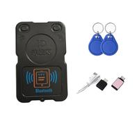 Staeekkzy Copiadora de Tarjetas con Chip Inteligente RFID NFC-PM8 con Bluetooth, Lector y Escritor de Claves de Cifrado NFC, Duplicadora de 13,56 Mhz/125 Khz, Duplicadora BT