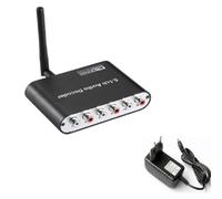 Staeekkzy Decodificador de Audio Digital 5.1 DTS/AC3 Convertidor de Audio Gear LPCM una 5.1 Amplificador Adaptador de Audio de Sonido Analógico (A) Enchufe de la UE