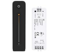 Staeekkzy LED Atenuador 12V 5V 24V 36V 8A Interruptor InaláMbrico PWM con 2.4G Ajuste de Brillo Contacto Remoto para Tira de un Solo Color Led