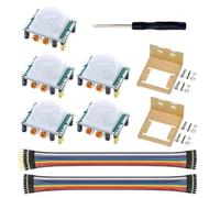 Staeekkzy Módulo Detector de Movimiento Piroeléctrico Infrarrojo SR501 con Ajuste IR, Kit de Bricolaje