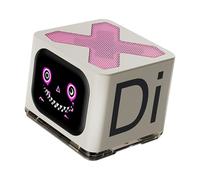 Staeekkzy Reloj Despertador Digital Portátil con Bluetooth, Pantalla Táctil, Diseño Metálico, Minialtavoz Recargable para Casa y Oficina, Color