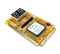 Staeekkzy Tarjeta de Depuración Expert Mini PCI PCI-e LPC Tarjeta de Diagnóstico de PC Tarjeta Postal USB Analizador de Placa Base Probador