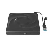 Staeekkzy Unidad de CD/DVD Externa Unidad de CD DVD +/-RW Portátil Lector de Reproductor de Unidad Óptica USB 3.0 y Tipo C para Win 11 10 8 7