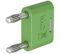 Stäubli KS-4N-19 Conector verde Diámetro del pin: 4 mm Distancia entre pines: 19 mm, 1 unidad