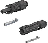 Stäubli MC4-EVO 2 - Juego de 2 conectores - 1500 V CC, 4-6 mm² - MULTILAM, IP68 - Original MC4-EVO-2 - Denominación de modelo PV-KST4-EVO 2A/6I y PV-KBT4-EVO 2A/6I