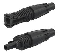 Stäubli MC4-Evo Ready - Conector de acoplamiento PV sin crimpado (par completo, para cable solar de 4 a 6 mm², 10 pares (19% IVA)